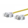 Cable de red METZ CONNECT 141N113K13K50 10 m Cat6 S/FTP amarillo