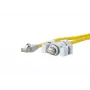 Cable de red METZ CONNECT E-DAT V6 2m Cat6 S/FTP amarillo