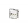 Toma RJ-45 BTR NETCOM 130B11D31102-E blanca