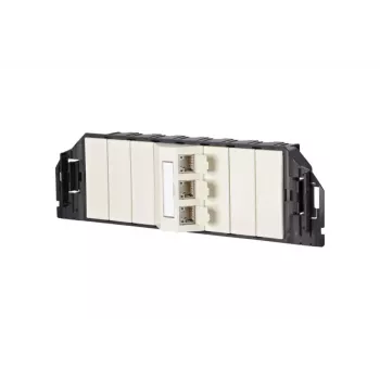 Toma de red RJ-45 BTR NETCOM 130B11S30301-E blanco perla