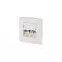 Toma de pared RJ-45 BTR NETCOM 130B12D31002-E blanca