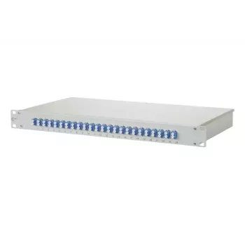 Caja de empalme METZ CONNECT OpDAT fix 1U, 24x LC dúplex, OS2, gris (1502597424-E)