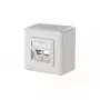 Toma 2 x RJ-45 METZ CONNECT 130B10D20002-E blanca