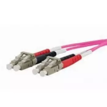 Cable de fibra óptica METZ CONNECT 151S1JOJO20E 2 m 2x LC rosa