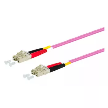 Cable de fibra óptica METZ CONNECT 151S1JOJO50E 5 m LC violeta