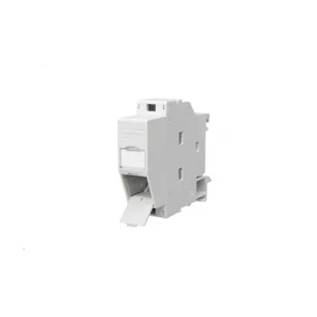 Salida para carril DIN METZ CONNECT 1309428103-E Keystone REGplus IP20, gris claro, sin equipar