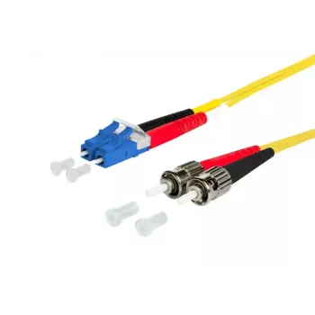 Cable de fibra óptica METZ CONNECT 151P1JOAO30E LC 2x ST I-V(ZN) H 3 m amarillo