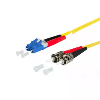 Cable de fibra óptica METZ CONNECT 151P1JOAO50E LC 2x ST I-V(ZN) H 5 m amarillo