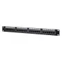 Panel de parcheo MetzConnect 130A08-AP29-E 24 puertos RJ-45 Cat5e 1U negro