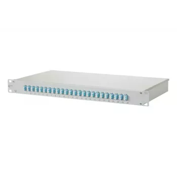 METZ CONNECT 1502557724-E Panel de conexión de fibra LC 1U, gris, montaje en rack