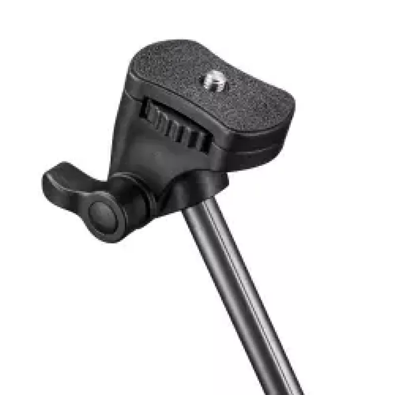Palo selfie Mantona mango negro gris 91 cm para cámara