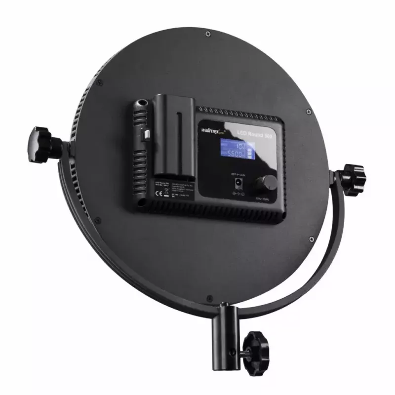 Walimex Pro LED Round 300 60 W lámpara LED con 60 luces negra