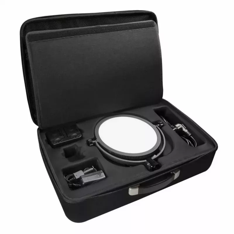 Walimex Pro LED Round 300 60 W lámpara LED con 60 luces negra