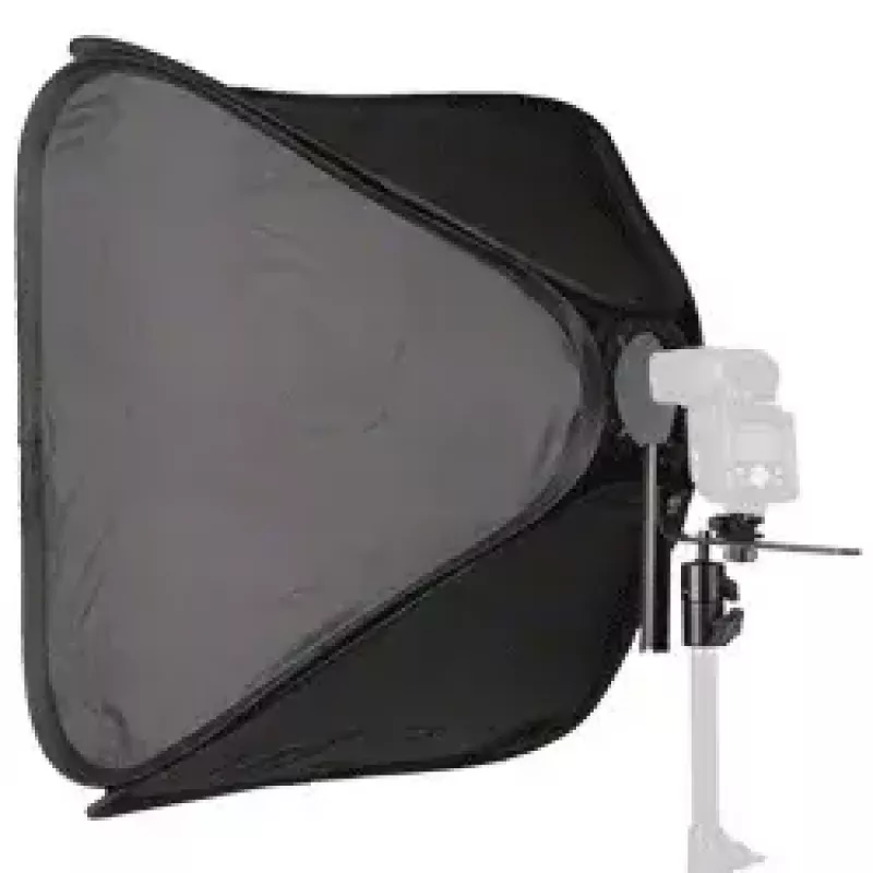 Softbox Walimex 16785 negro plata blanco 600x400x600 mm