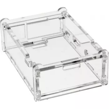 Carcasa acrílica para Raspberry Pi B+ RB-Case+01 transparente — carcasa protectora para Raspberry Pi B+