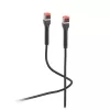 Flexline FL31-29005 Cable de conexión Cat6a U/FTP negro 0,25 m