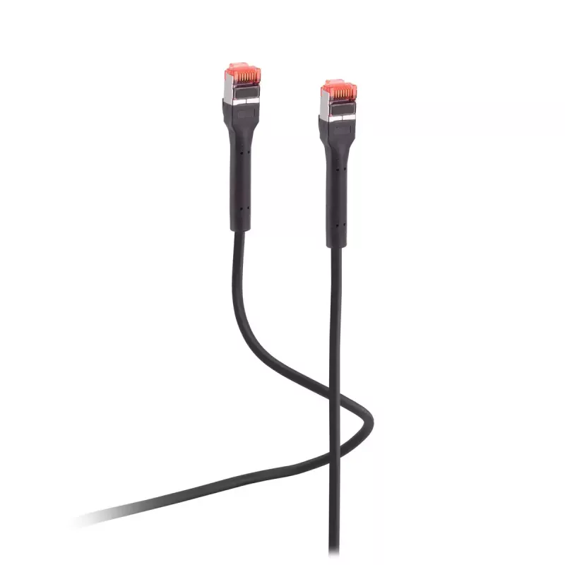 Flexline FL31-29005 Cable de conexión Cat6a U/FTP negro 0,25 m