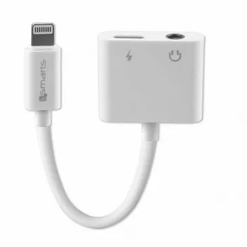 Adaptador de cable 4smarts 468673 Lightning Lightning 3.5mm blanco