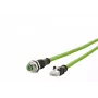 Cable de red METZ CONNECT 142M2X25020 2 m Cat6a verde RJ-45 M12