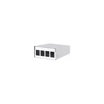 Accesorio para patch panel METZ CONNECT 130861-0402KE montaje en pared blanco aluminio acero zinc