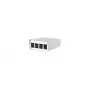 Accesorio para patch panel METZ CONNECT 130861-0402KE montaje en pared blanco aluminio acero zinc