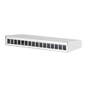 Accesorio para patch panel METZ CONNECT 130861-1602KE montaje en pared blanco aluminio acero zinc