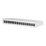Accesorio para patch panel METZ CONNECT 130861-1602KE montaje en pared blanco aluminio acero zinc