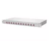 Patch panel METZ CONNECT 1502577512-F 1U conectores LC blanco aluminio acero