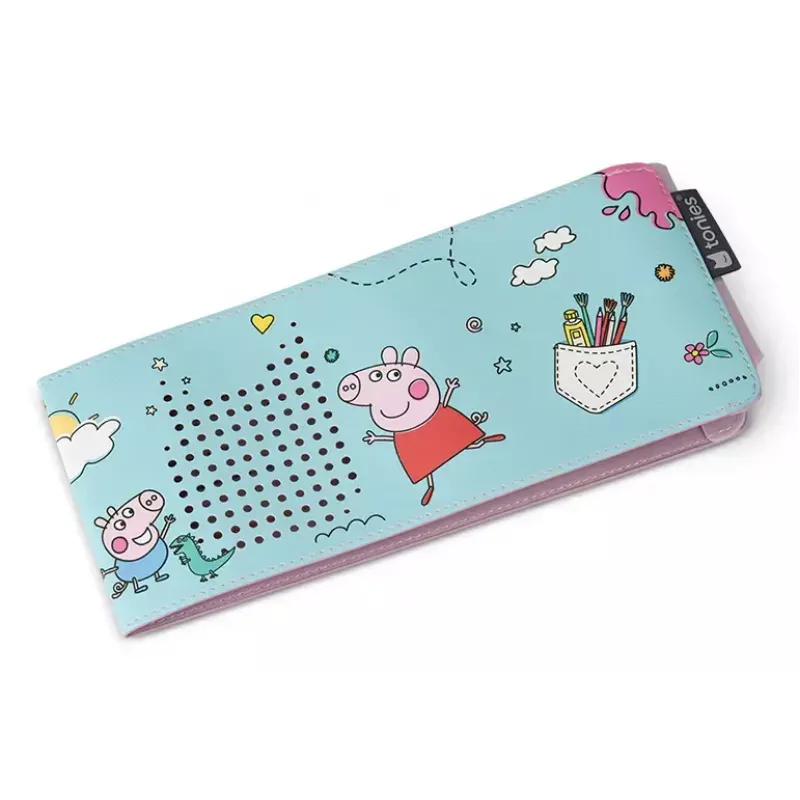 Funda protectora para reproductor MP3/MP4 tonies de Boxine, modelo 11001269, silicona multicolor y piel vegana, 475×100×1 mm