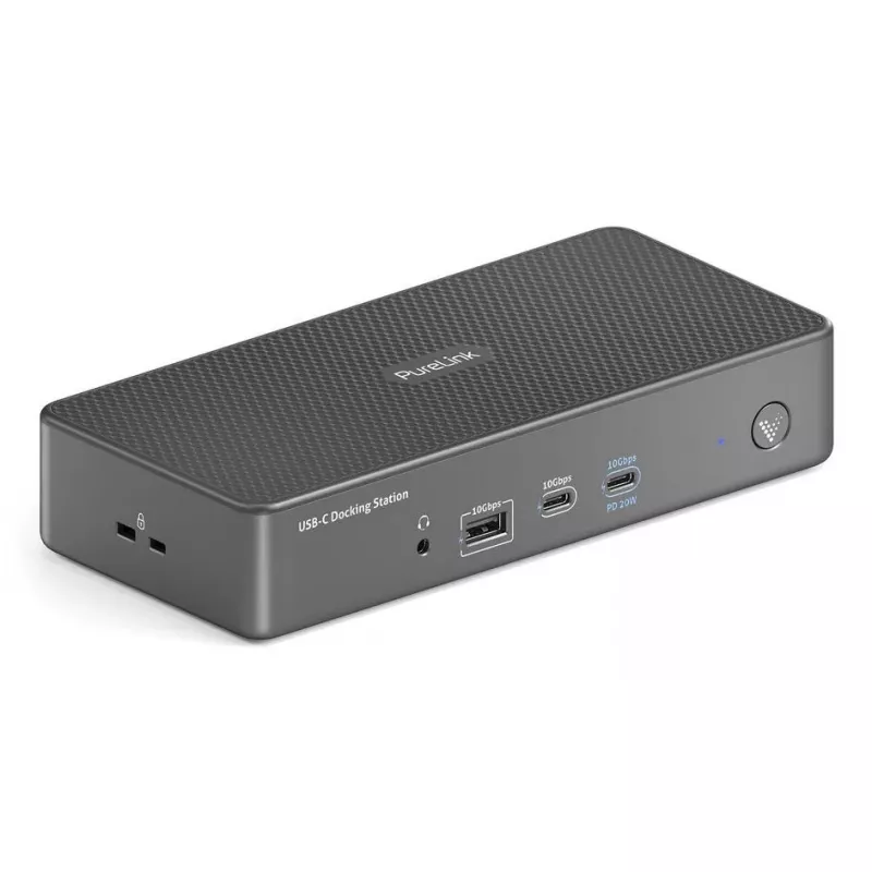 Dock para portátil PureLink VL-D210DL USB 3.2 Gen 2 Type-C gris 96W