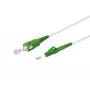 Cable de fibra óptica METZ CONNECT 151P7EAJA05E SC LC G.657.A2 0,5 m blanco