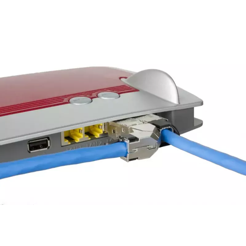 METZ CONNECT 25G conector de campo RJ45 pro 360 rojo conector libre de halógenos