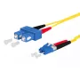 Cable de fibra óptica METZ CONNECT 151P1EOJO05E SC LC I-V(ZN) H 0,5 m amarillo