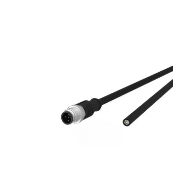 Cable de sensor/actuador METZ CONNECT 142MDA10020 conector macho M12 estándar 2 m negro