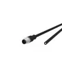 Cable de sensor/actuador METZ CONNECT 142MDA10020 conector macho M12 estándar 2 m negro