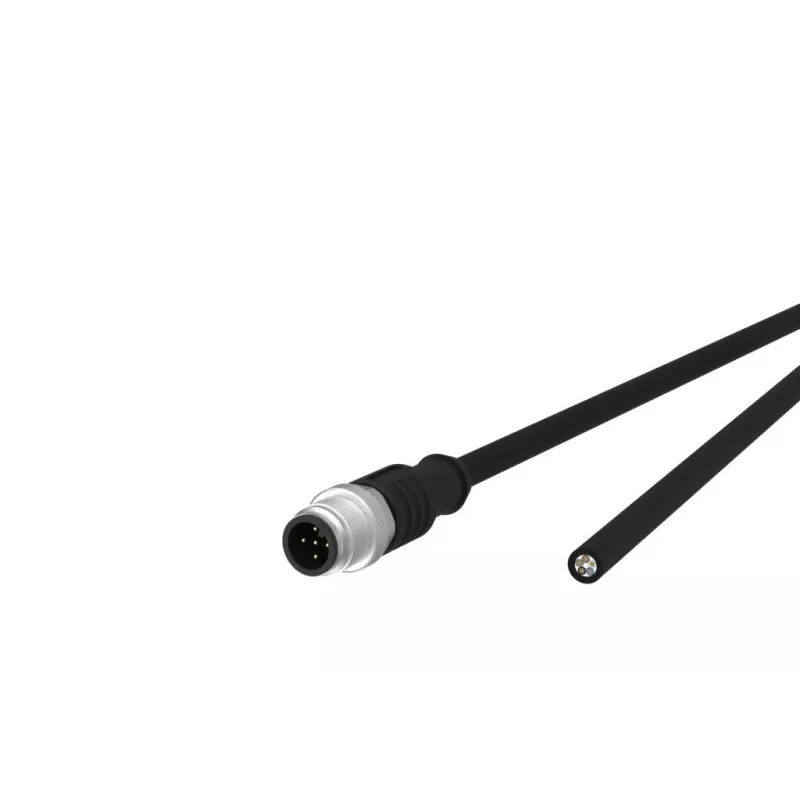 Cable de sensor/actuador METZ CONNECT 142MDA10050 conector macho M12 5 m negro
