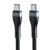 Cable USB-C a USB-C 1 m, 4smarts 540429, negro, 0,48 Gbit/s