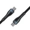 Cable USB-C a USB-C 1 m, 4smarts 540429, negro, 0,48 Gbit/s