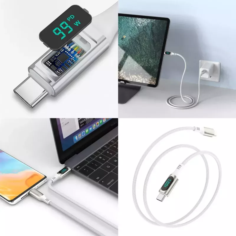 Cable USB 4smarts 540954 3 m USB-C blanco USB 2.0 0,48 Gbit/s