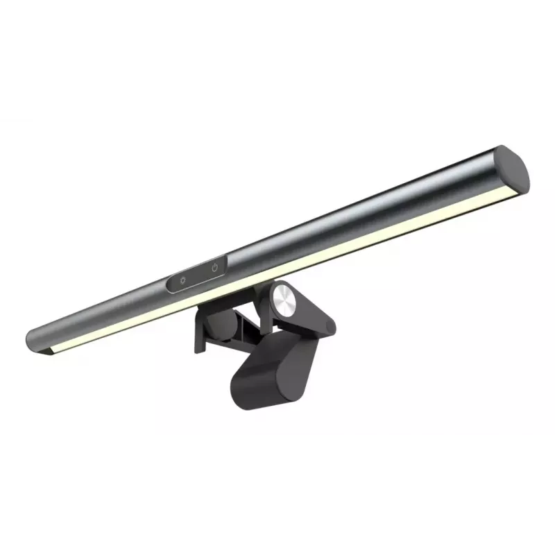 Lámpara para monitor 4smarts 541710 — negro/plata, 400 lm, USB 5V, 402×38×91 mm