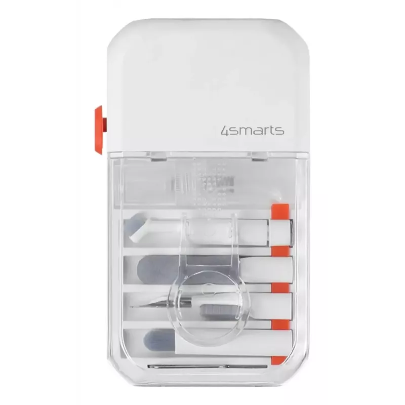 Kit de limpieza 4smarts 541803 — TPU/ABS, cerdas variadas, 113×65×27 mm, 10 uds.