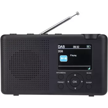 Radio DAB Reflexion TRA23DAB – radio digital portátil gris antracita con recepción DAB/DAB+