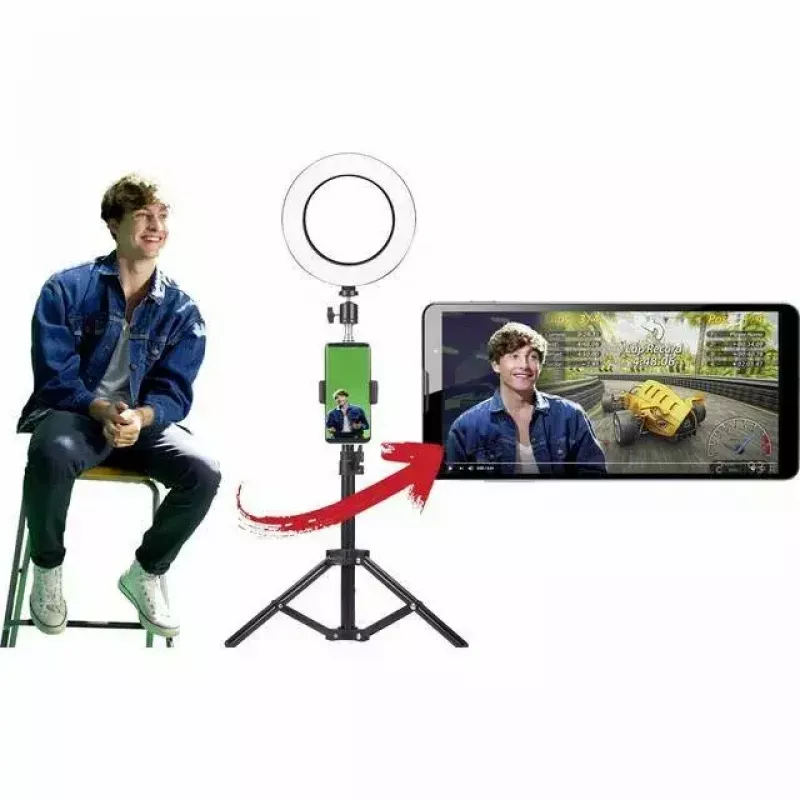Pantalla verde EASYPIX MyStudio 62020 portátil ligera – fondo plegable para foto y vídeo