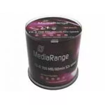 CD-R MediaRange MR204 700 MB 52x 100 uds.