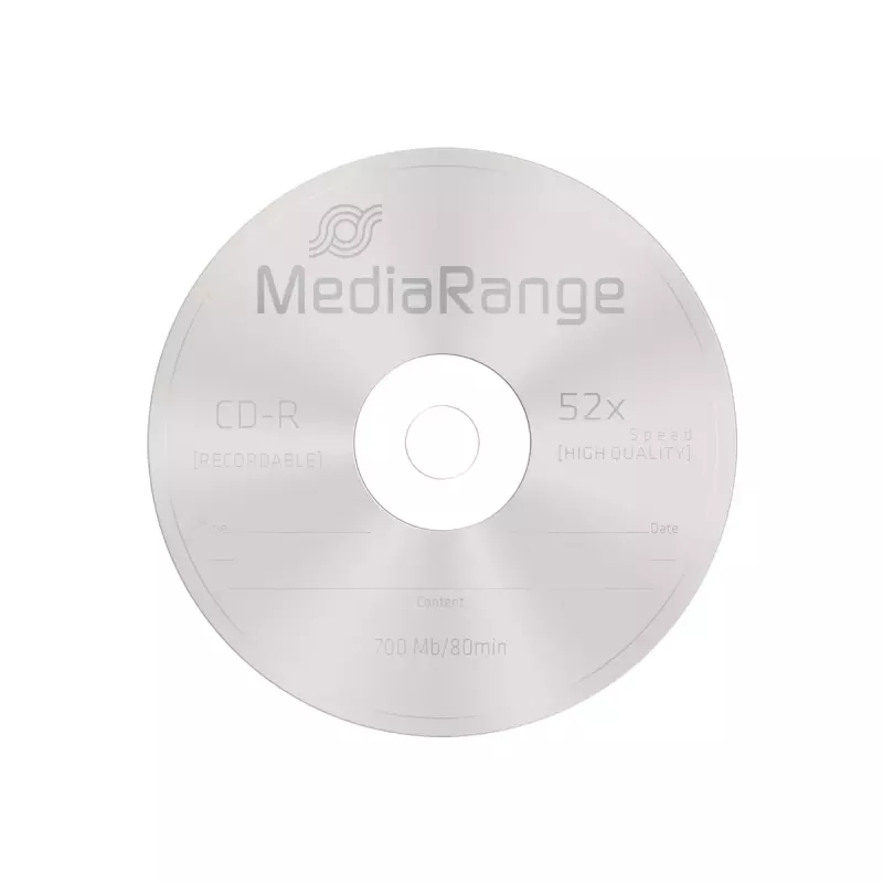 CD-R MediaRange MR201 700 MB 52x 25 uds.