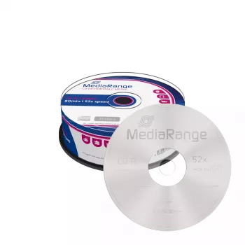 CD-R MediaRange MR201 700 MB 52x 25 uds.