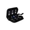 Estuche para tarjetas de memoria MediaRange BOX98 para 3 tarjetas Nylon Negro