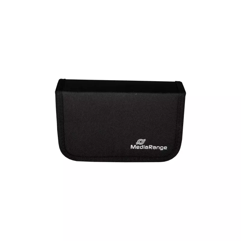 Estuche para tarjetas de memoria MediaRange BOX98 para 3 tarjetas Nylon Negro