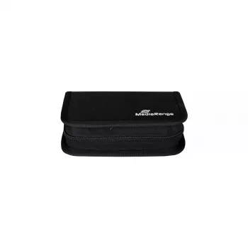 Estuche para tarjetas de memoria MediaRange BOX98 para 3 tarjetas Nylon Negro