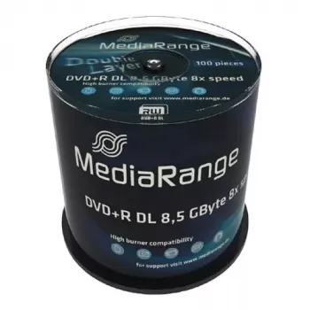 DVD+R DL MediaRange MR470 8,5 GB 100 uds.